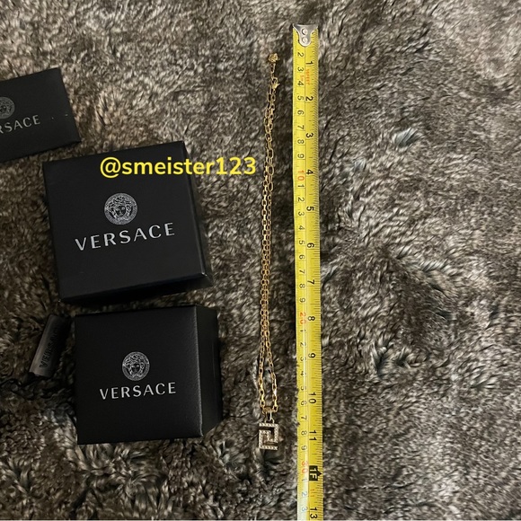 Versace Greca Swarovski Pendant - Picture 7 of 10